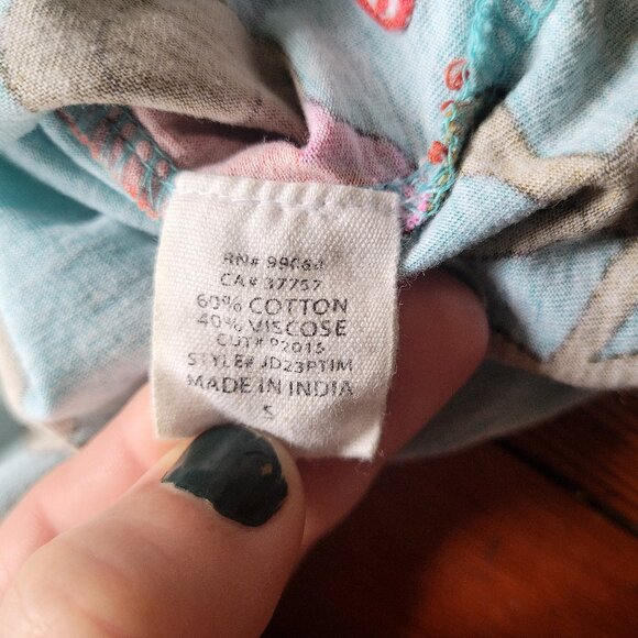 Y2K Cotton Floral Billabong Maxi Dress, sz XS-S - Picture 11 of 12